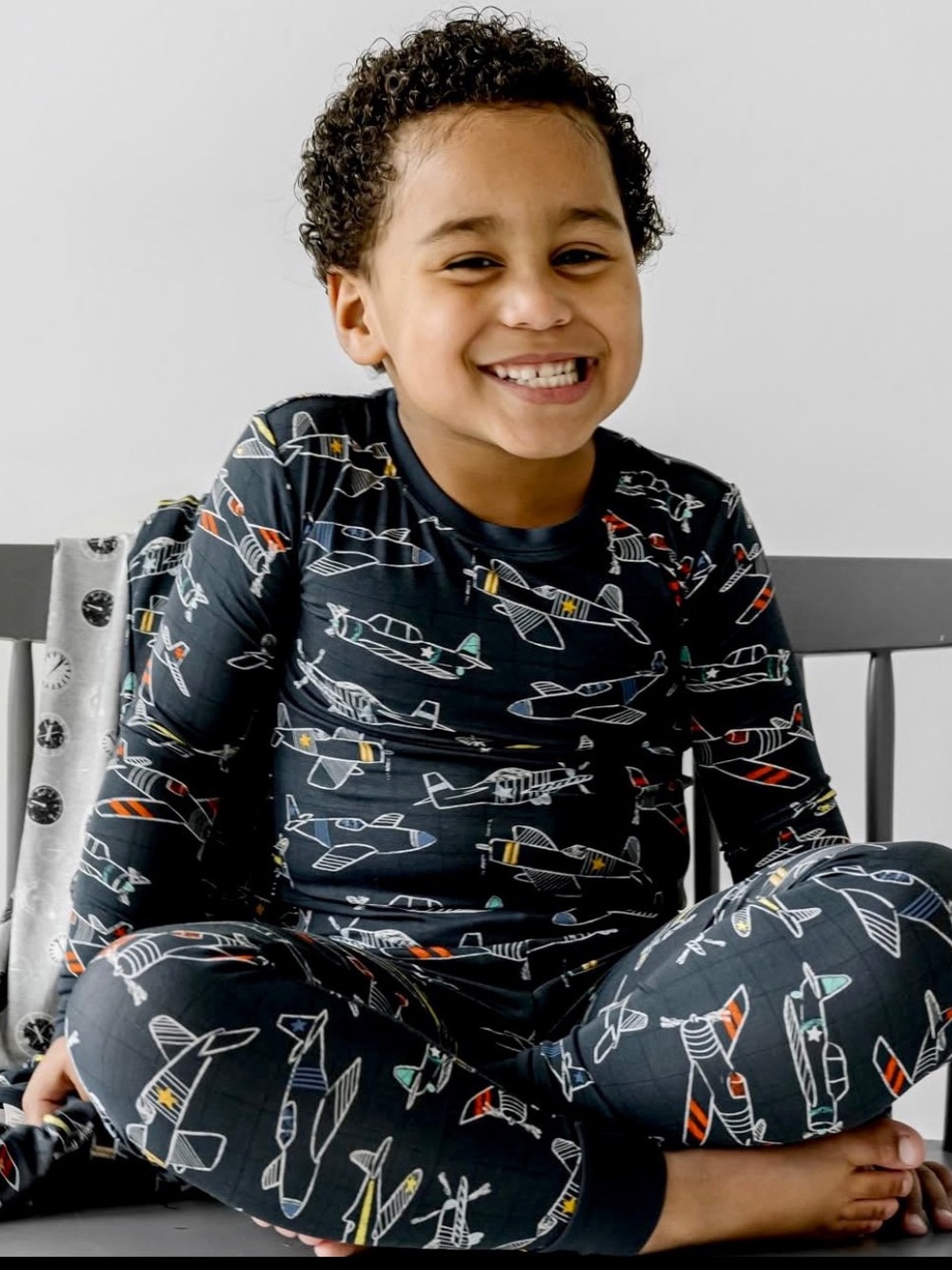 Take Flight Two-Piece Bamboo Viscose Pajama Set - 12/14